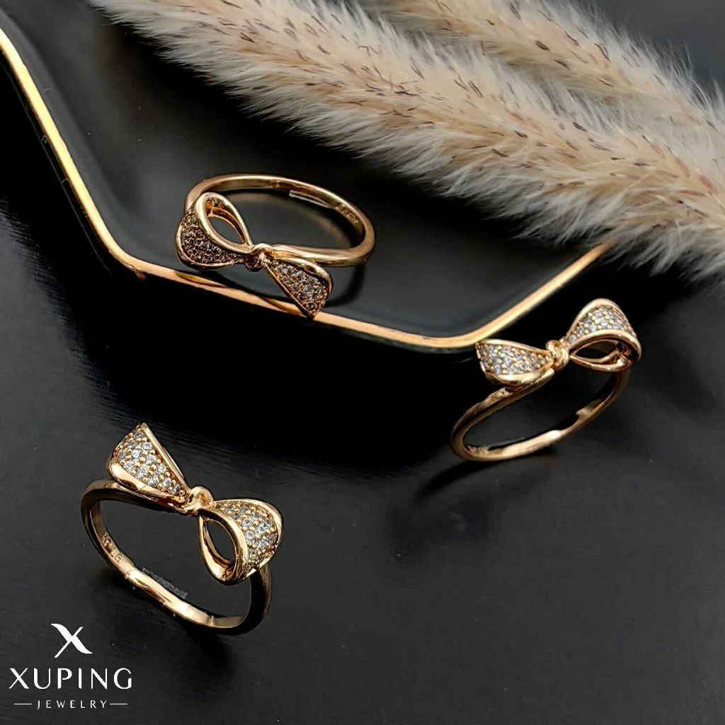 انگشتر پاپیونی ژوپینگ کد 2758 - خرید آنلاین از گالری آداس